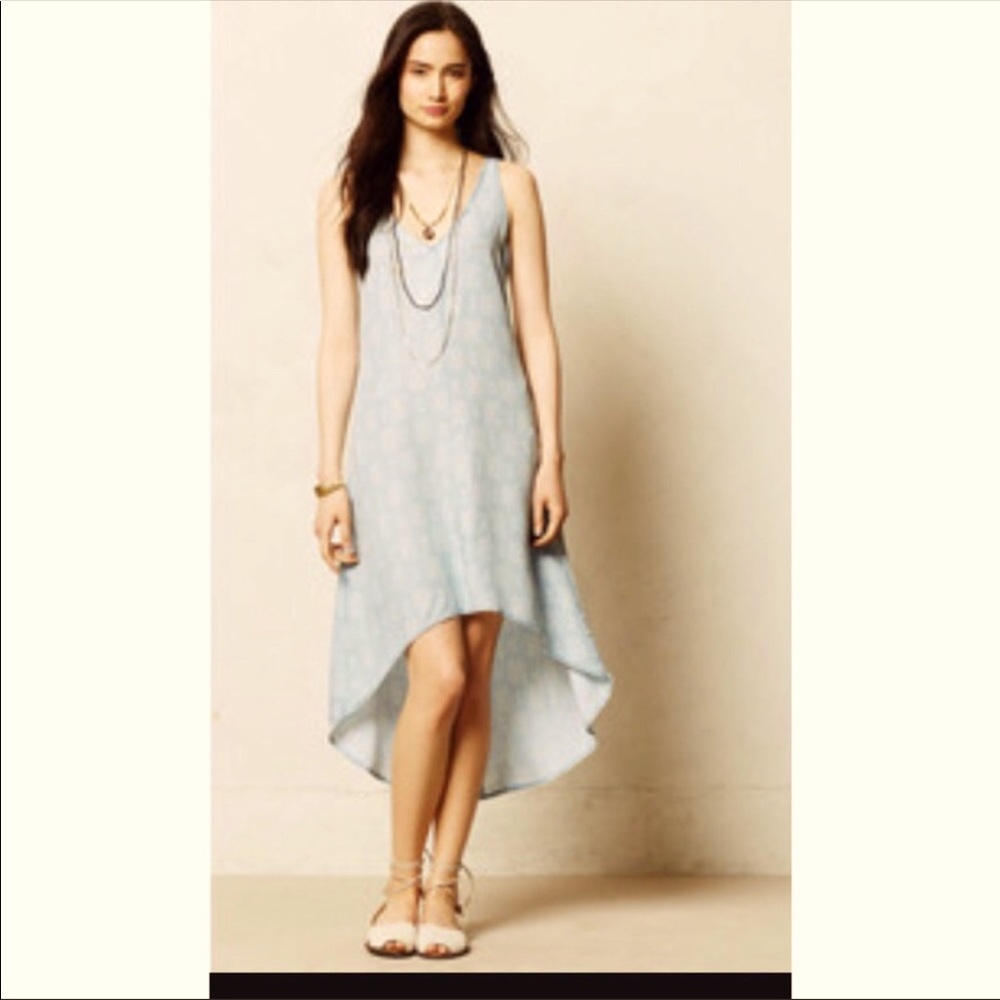 Anthropologie  Cloth & Stone HI Lo Chambray Dress